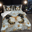 Silkybeds 3D Butterfly & Flower Duvet Cover Set