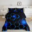 Silkybeds Modern Hexagon Pattern Bedding Set